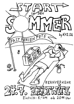 Flyer von „Start in den Sommer“